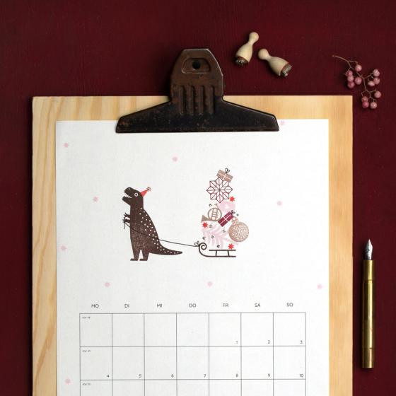 5x Stempel | Schlitten