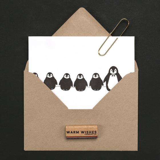 5x Stempel | Pinguinbaby