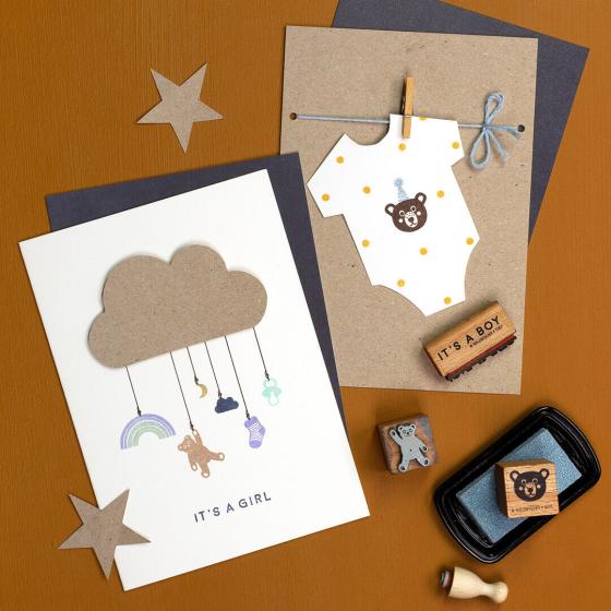 5x Stempel | Regenbogen