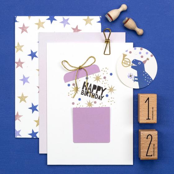 5x Stempel | Happy Birthday 4
