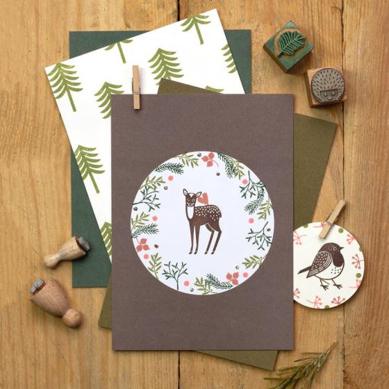 5x Stempel | Spitztanne