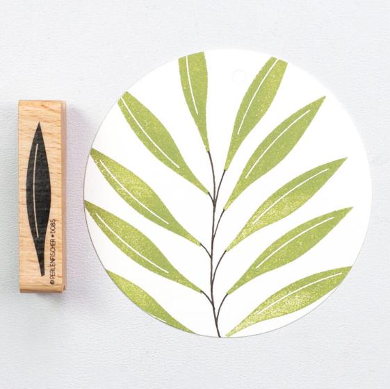 5x Stempel | Bambusblatt