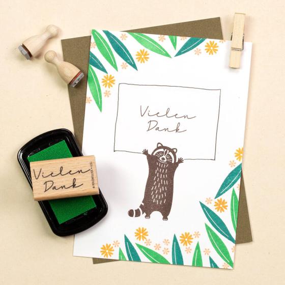 5x Stempel | Bambusblatt
