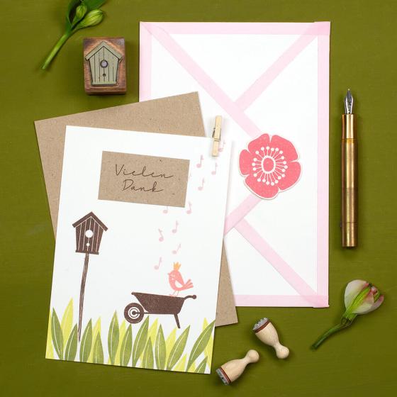5x Stempel | Bambusblatt
