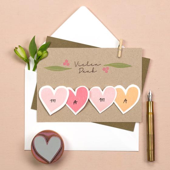 5x Stempel | Bambusblatt