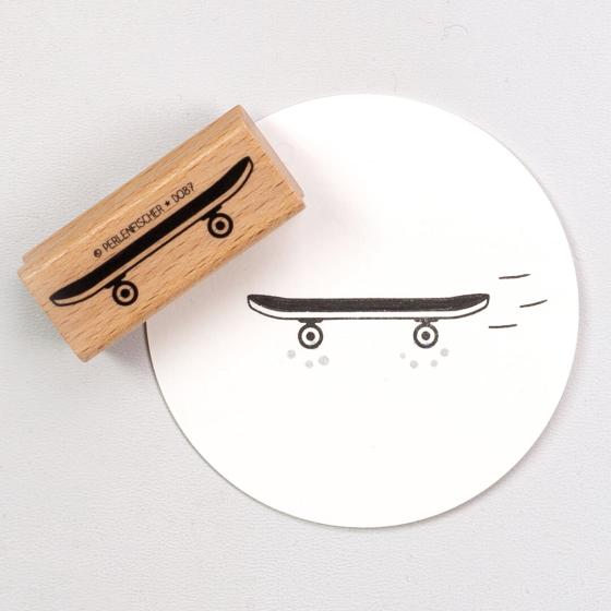 5x Stempel | Skateboard