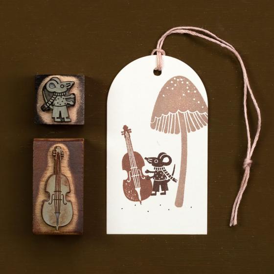 5x Stempel | Kontrabass