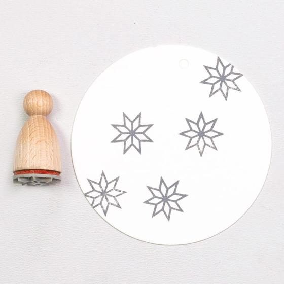 12x Stempel | Papierstern
