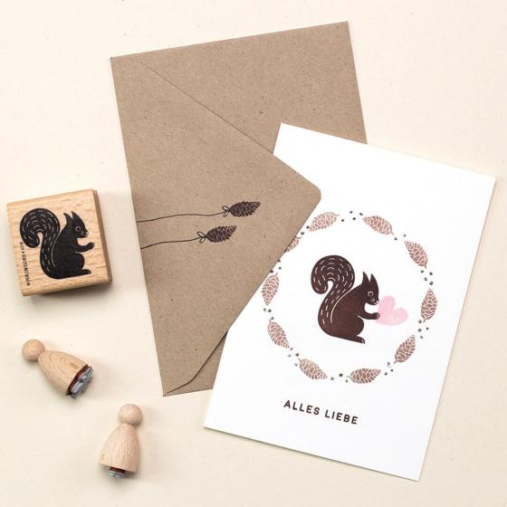 12x Stempel | Tannenzapfen klein