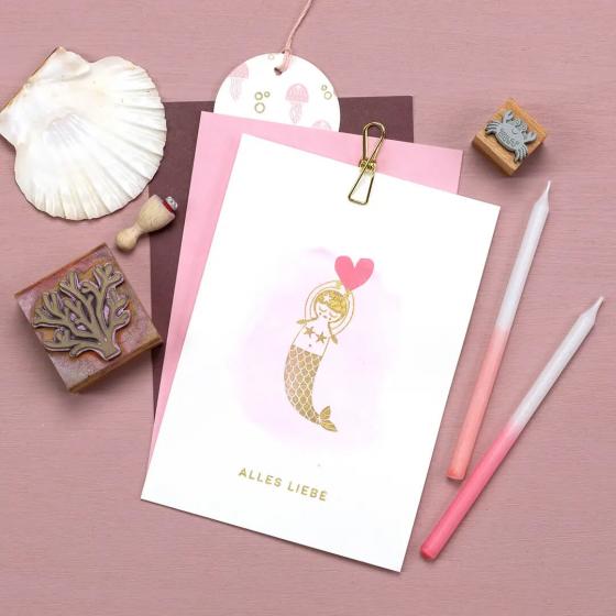 5x Stempel | Alles Liebe