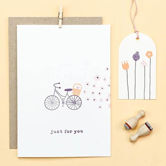 12x Stempel | Korb Karo klein