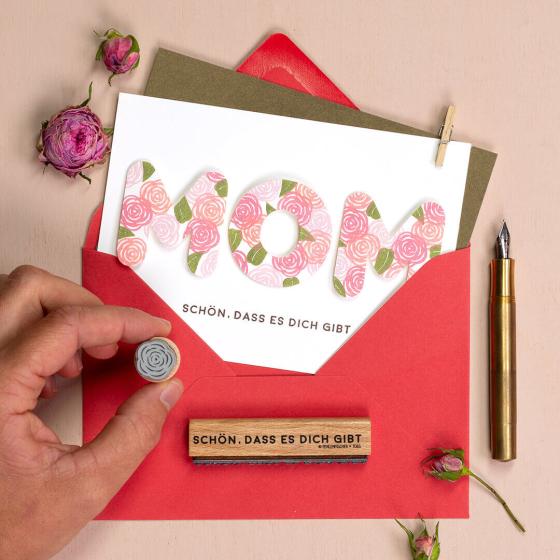 12x Stempel | Rose