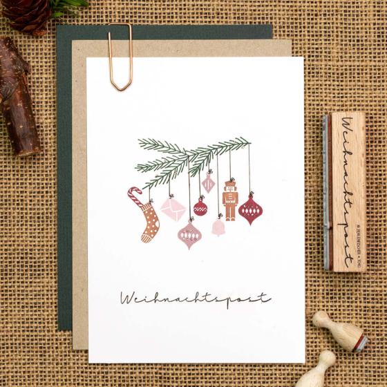 12x Stempel | Christbaumschmuck