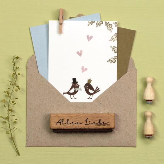 12x Stempel | Winterzweig