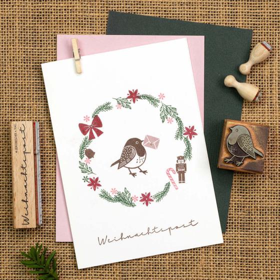 12x Stempel | Winterzweig