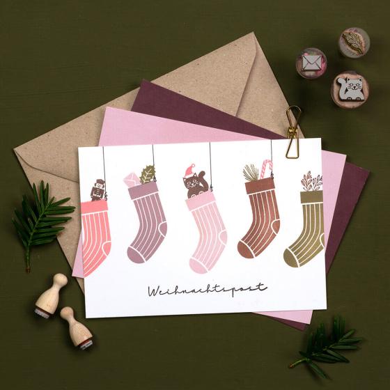 12x Stempel | Winterzweig