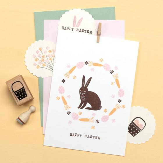 12x Stempel | Osterei Punkte mini