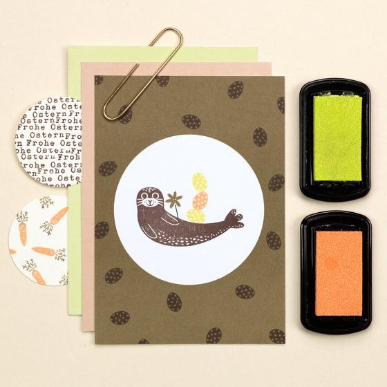 12x Stempel | Osterei Punkte mini