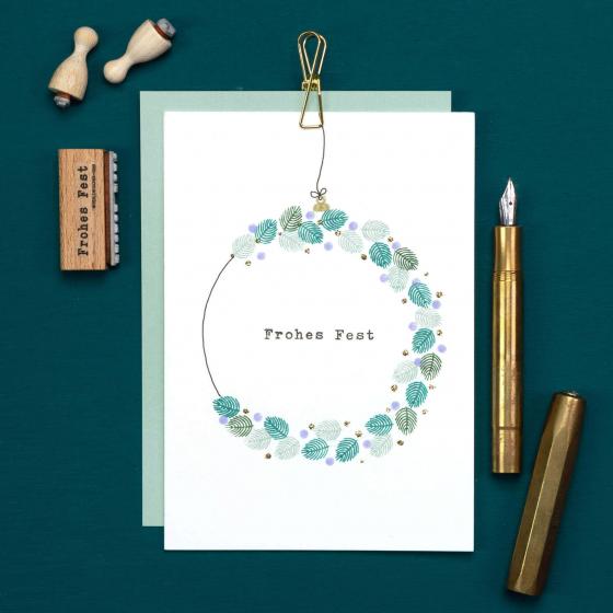 12x Stempel | Federblatt mini