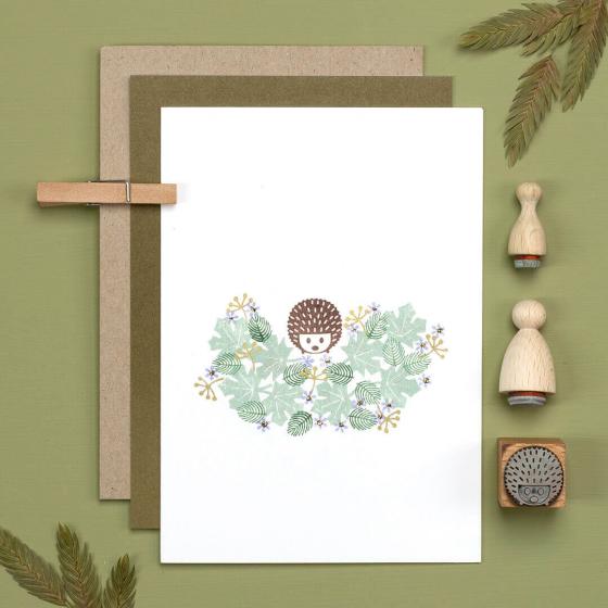 12x Stempel | Federblatt mini