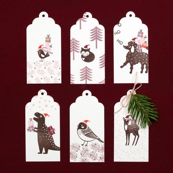 12x Stempel | Weihnachtsmütze