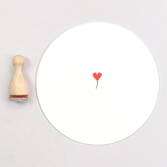 12x Stempel | Herzballon mini