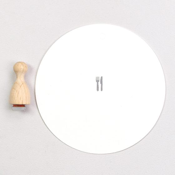 12x Stempel | Besteck mini