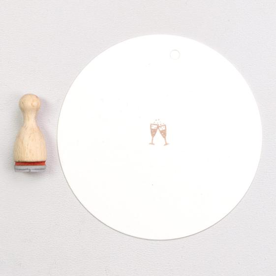 12x Stempel | Sektgläser mini