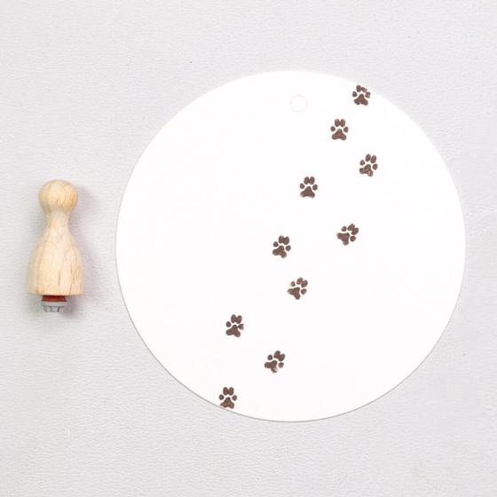 12x Stempel | Hundepfote