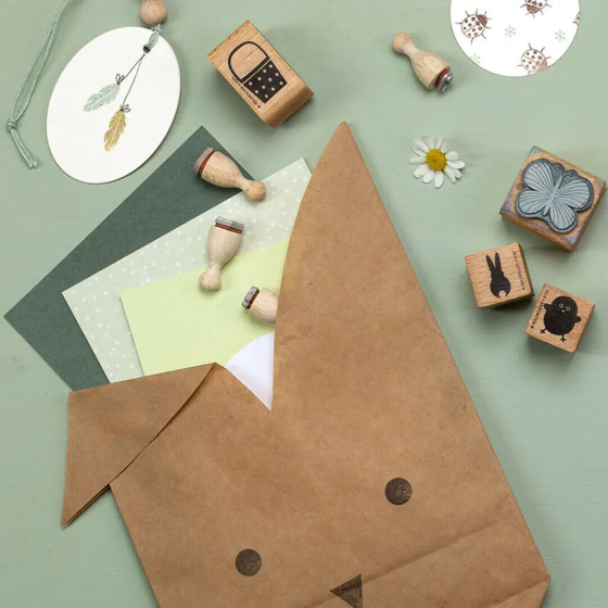 6x 24 Papiertüten | Braun