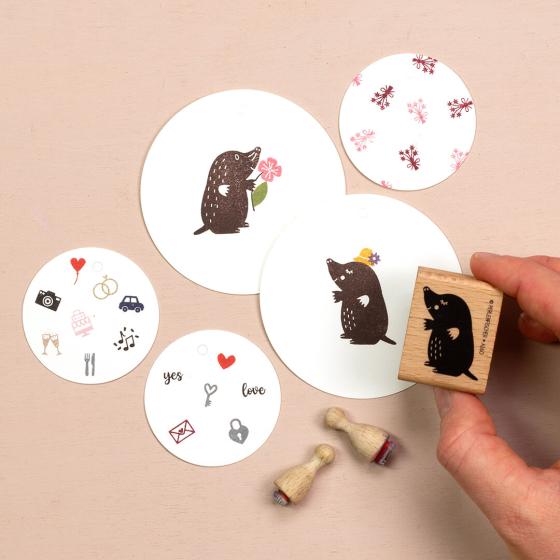 Handgestempelte Muster | Valentinstag 2026