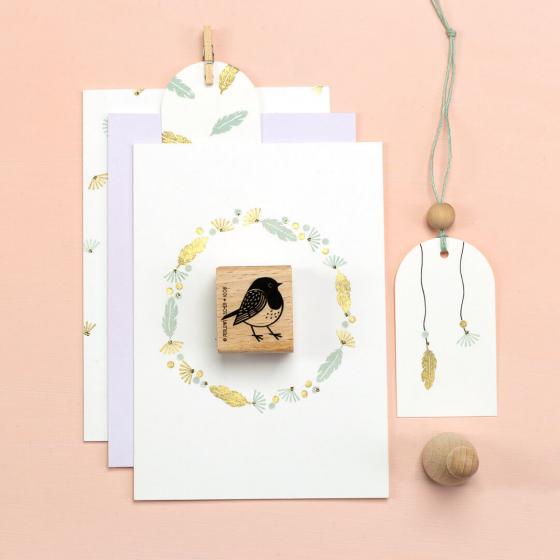 12x Stempel | Feder klein