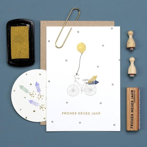 12x Stempel | Rakete klein