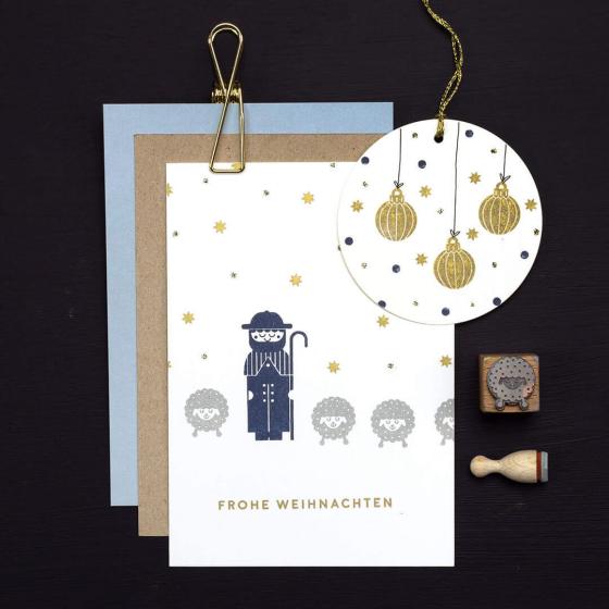 12x Stempel | Kugel Streifen