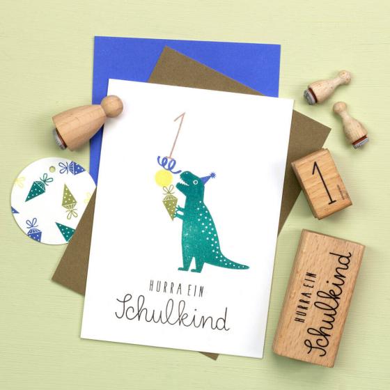 12x Stempel | Schultüte klein
