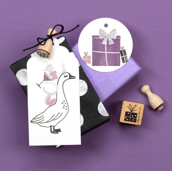 12x Stempel | Schleife festlich