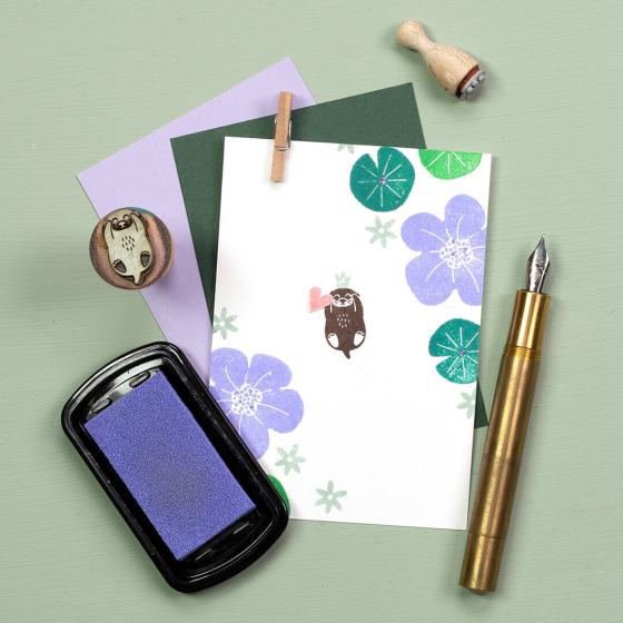 12x Stamps | Baby Otter