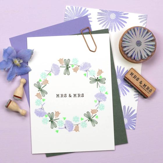 12x Stempel | Libelle klein
