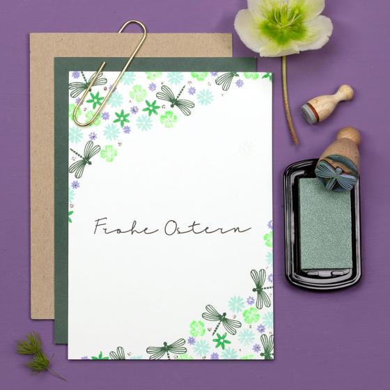 12x Stempel | Libelle klein