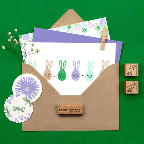 12x Stempel | Hasenohren