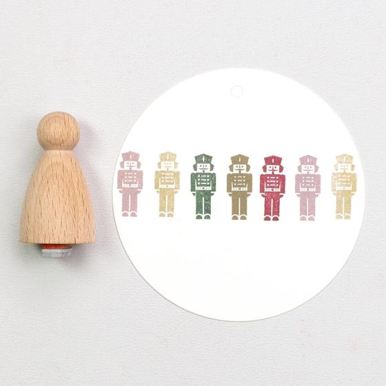 12x Stempel | Nussknacker klein
