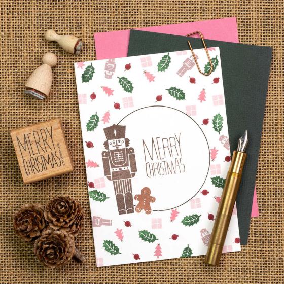 12x Stempel | Nussknacker klein