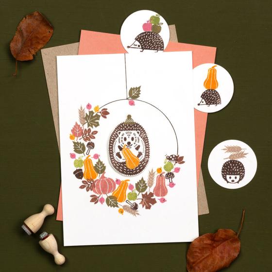 12x Stempel | Butternut Kürbis