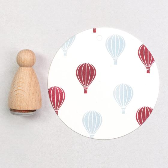 12x Stempel | Heißluftballon klein