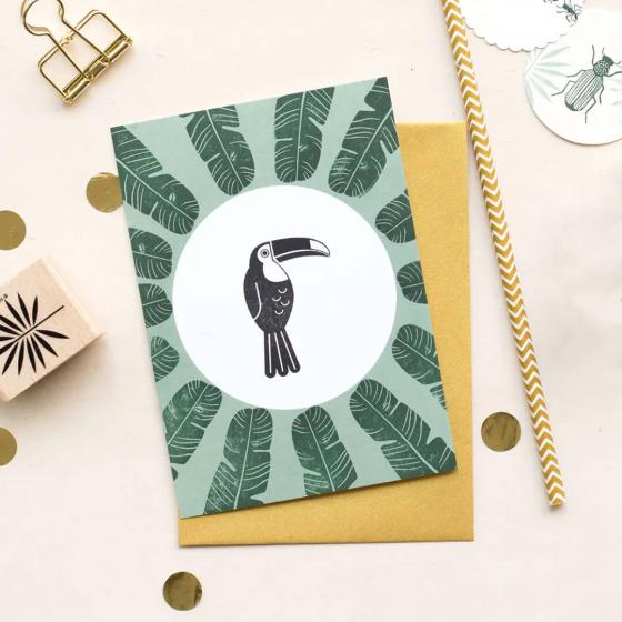 5x Stempel | Bananenblatt
