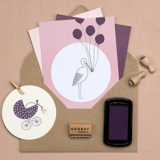 5x Stempel | Storch