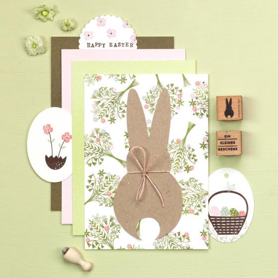 5x Stempel | Weidenkorb