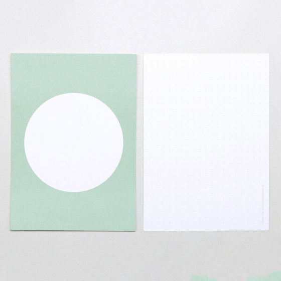 5x 5 Postkarten | Dot Salbei