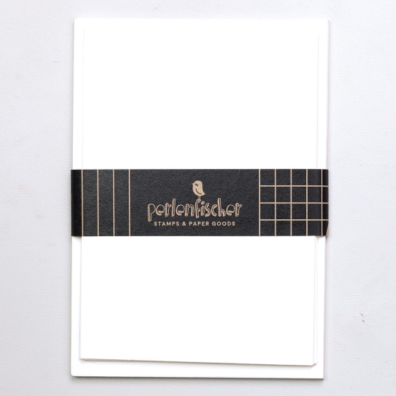 5x 5 Cards with envelope | White