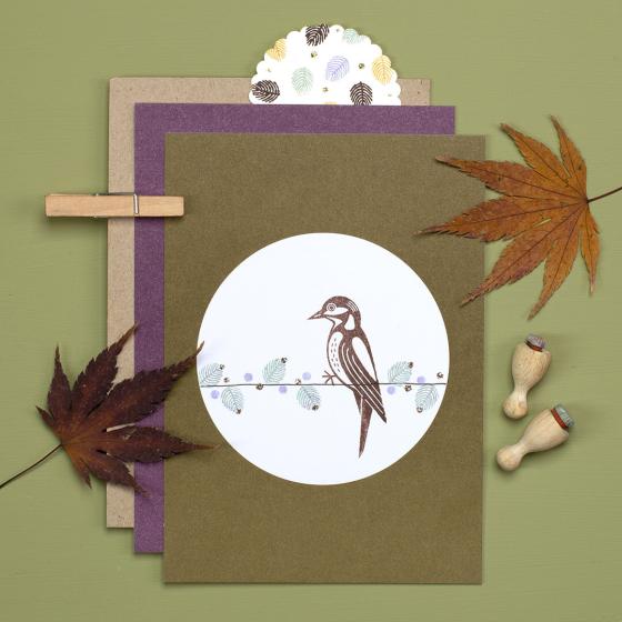 5x 5 Postcards | Dot Moss
